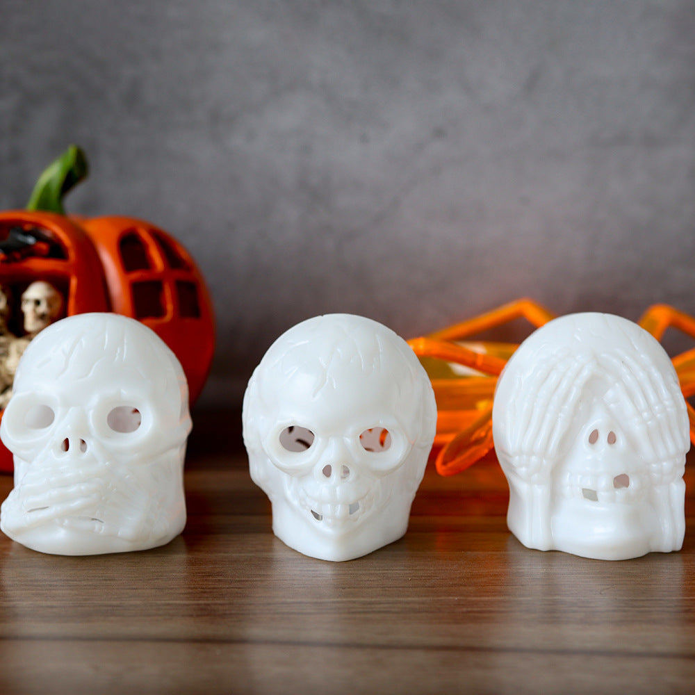 Halloween Skull Light Party Atmosphere Decoration Small Night Lamp Decorations