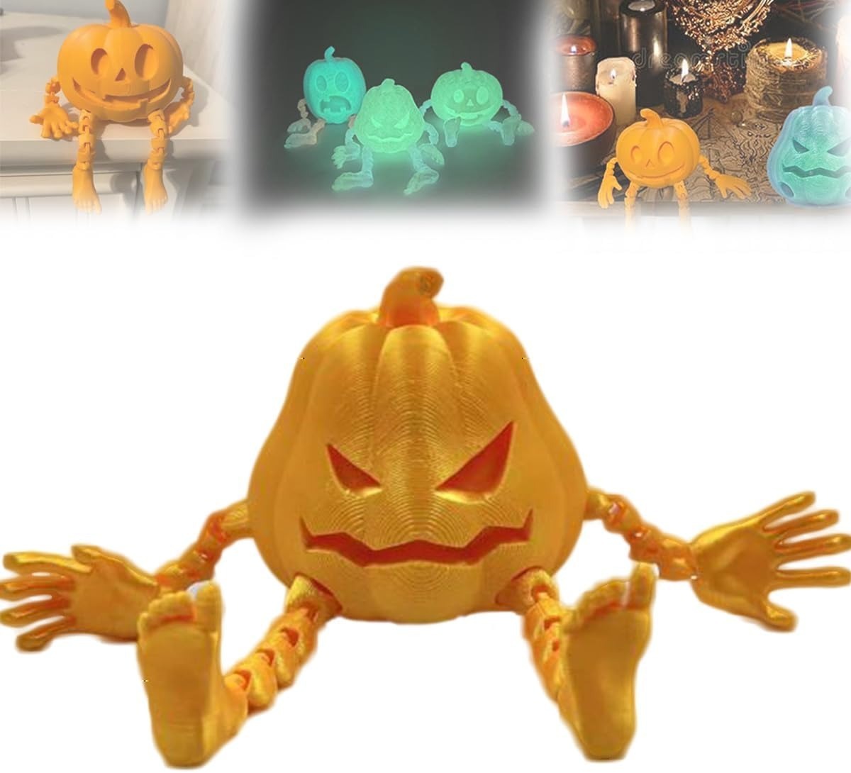 Halloween 3D Printing Pumpkin Decorations Ornaments